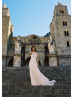 High Neck Ivory Lace Cutout Wedding Dress High Neck Ivory Lace Cutout Wedding Dress